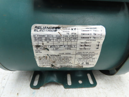 Reliance P14H3245V AC Motor 3/4Hp 1140 RPM 208-230/460V 3PH FC143T TE IP54