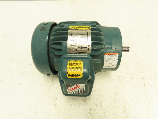 Baldor VECP3584T Severe Duty XEX Super-E Motor 1.5Hp 1760 RPM 230/460V 3PH 145TC