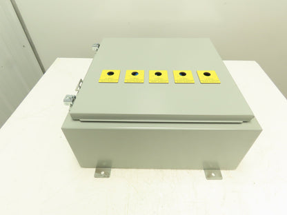 Siemens Crane Control Panel Hoffman Enclosure 24V Power Supply Input Output PLC