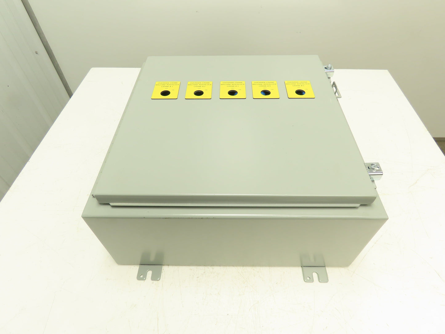 Siemens Crane Control Panel Hoffman Enclosure 24V Power Supply Input Output PLC