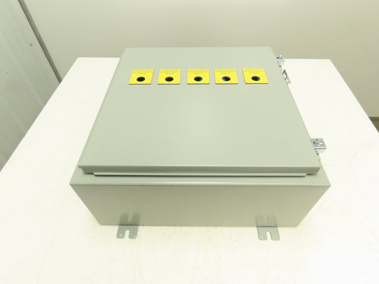 Siemens Crane Control Panel Hoffman Enclosure 24V Power Supply Input Output PLC