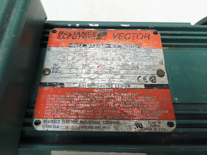 Reliance P18A6103R-CB Servo Motor 3Hp 230/460V 3PH WF182TC w/Encoder 607980-71F