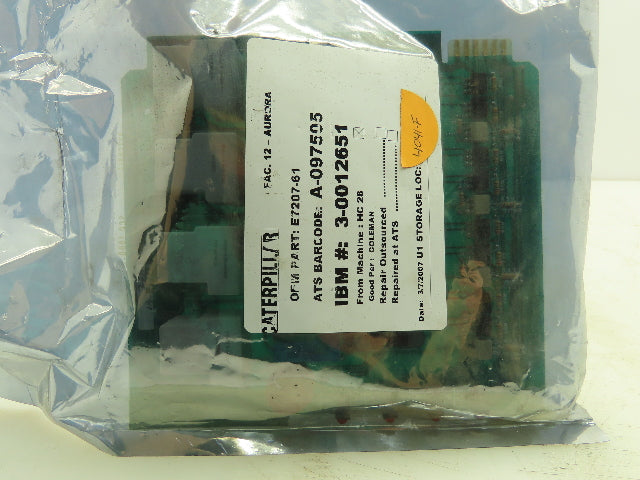 Telemotive E7207-61 Relay Board Assembly Control Panel