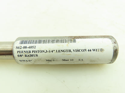 Viscon 44 Peener Piston 3-1/4 Length 5/8 Radius Lot of 4