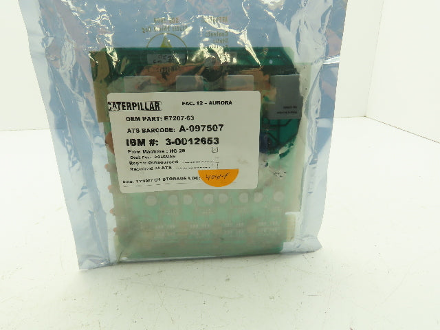 Telemotive E7207-63 Relay Board Assembly Control Panel