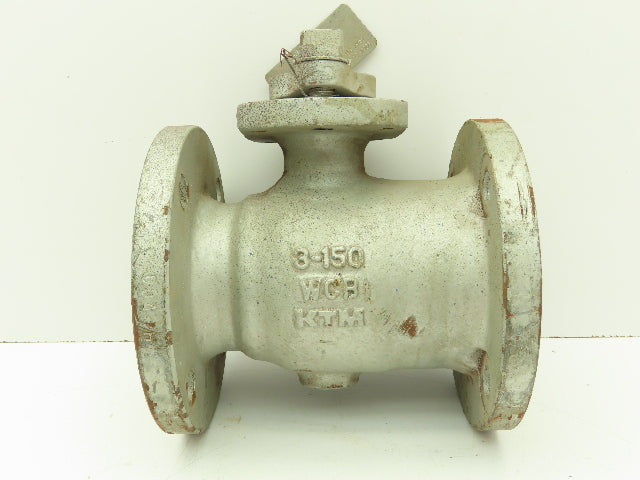 KTM E0800R Manual Ball Valve 3" Flanged RF WCB Steel 150#