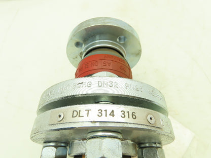 Stenflex Type AS Rubber Expansion Joint Compensator 1" Flange DN25 DLT314316