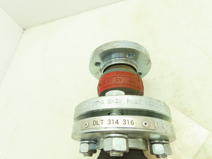 Stenflex Type AS Rubber Expansion Joint Compensator 1" Flange DN25 DLT314316