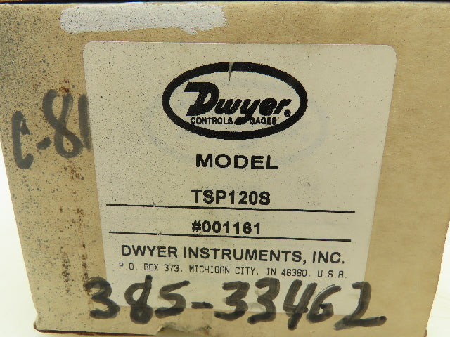 Dwyer TSP120S Liquid Flow Controller Series TSP 240VDC 0.25A 50-60Hz