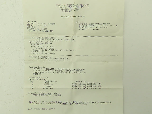 Electromotive MAC 203 Tcontrols Mac Motor Control 480V 3Ph SCR Heatsink