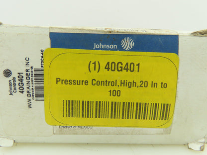 Johnson  Controls 40G401 Single Pressure Control High Pressure