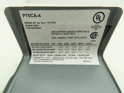 Johnson  Controls 40G401 Single Pressure Control High Pressure