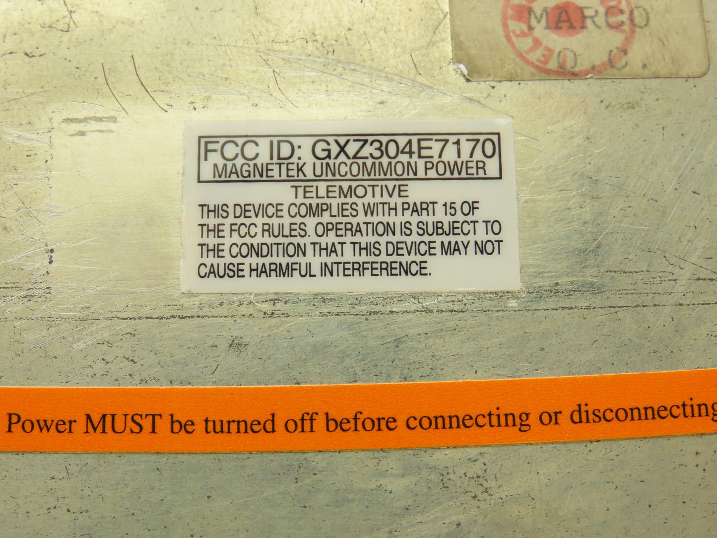 Telemotive GXZ304E7170 Magnetek Uncommon Power Communication Module Freq 467.900