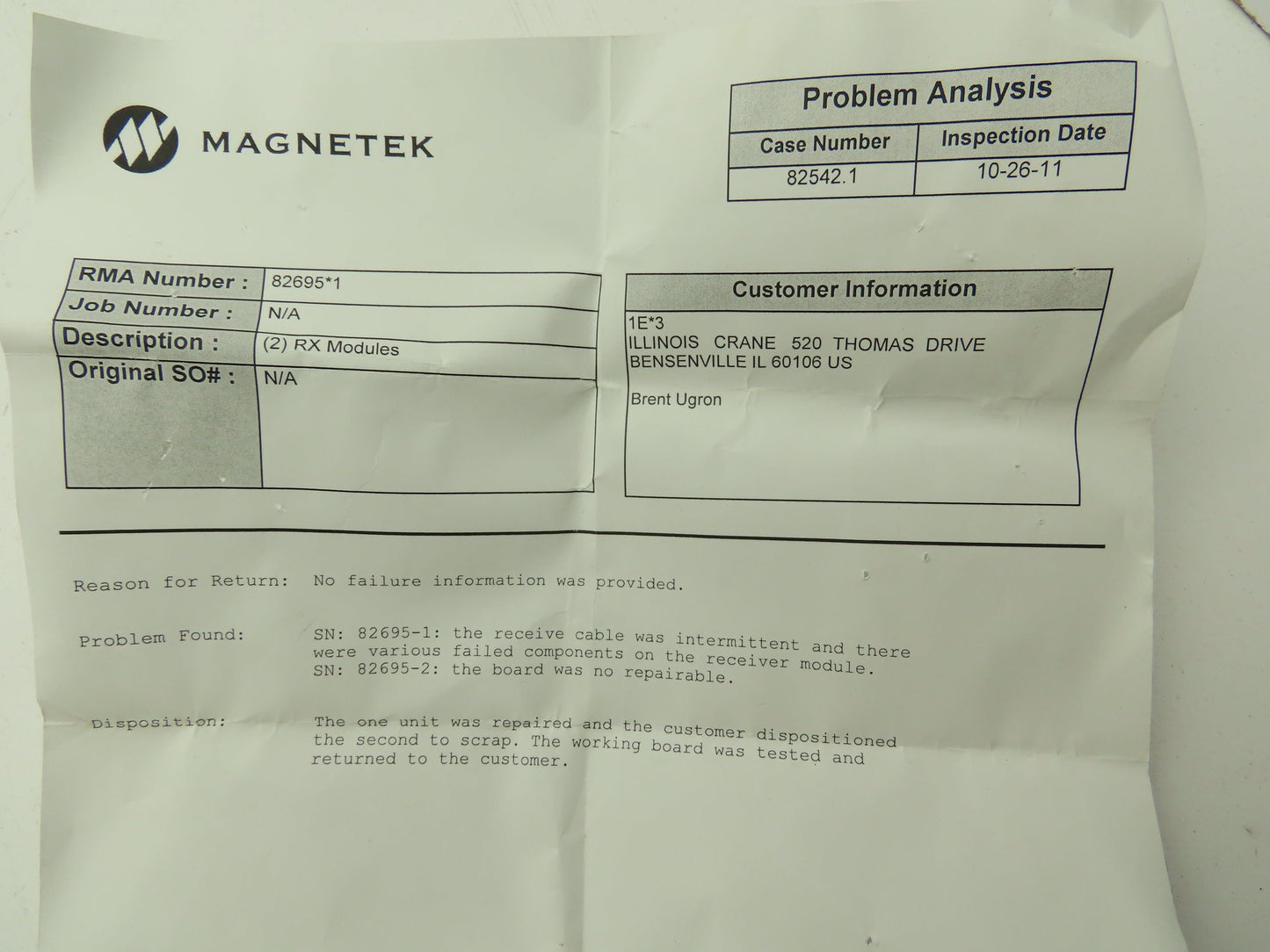 Telemotive GXZ304E7170 Magnetek Uncommon Power Communication Module Freq 467.900