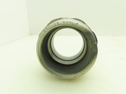 Crouse-Hinds HTZ7 Conduit Hub Sru-Tite Zinc Raintight Insulated Throat 2-1/2"