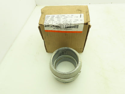Crouse-Hinds HTZ7 Conduit Hub Sru-Tite Zinc Raintight Insulated Throat 2-1/2"