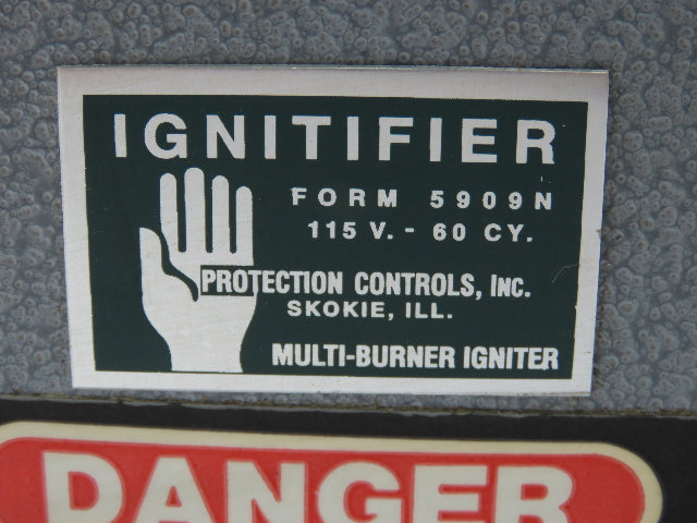Protection Controls 5909N-20 Ignitifier Motorized Multi-Burner Igniter Control