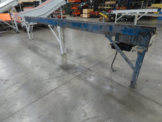 New London Engineering 7.5"x 20' PlastiTrak Plastic Chain Bottle Conveyor 460V