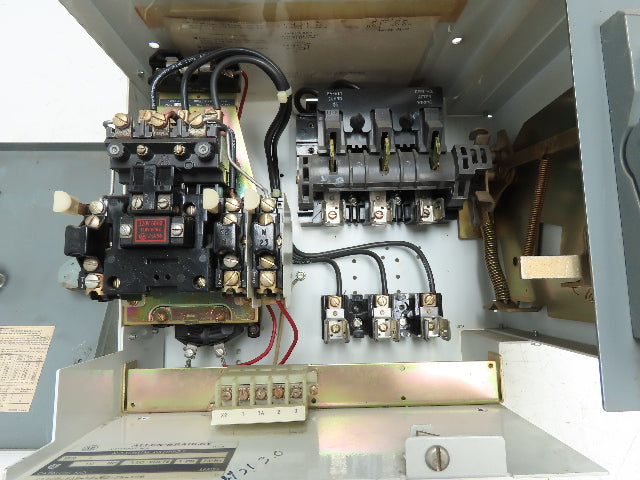 Allen Bradley 2112B-BAB-4R-6G-24-106 MCC Bucket Motor Starter 10Hp 480V 3Ph Sz 1