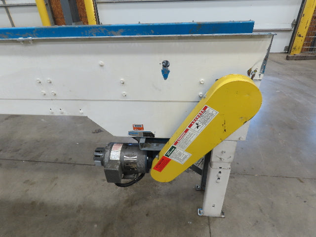 New London Engineering 8"x 20' Plastic Roller Belt Accumulating Conveyor 460V