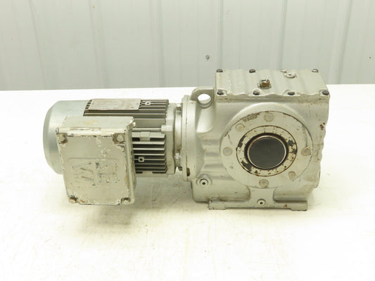 Sew-Eurodrive SA67 DT80N4/TF Gearmotor 218:1 Reducer 460V 3PH 7.8 RPM Output