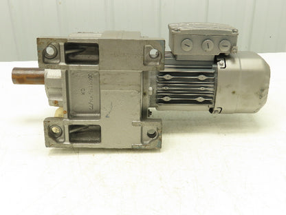 Sew-Eurodrive R77 DRS71M4/BE1HR/DH Inline Gearmotor 130:1 Reducer 230/460V 3PH