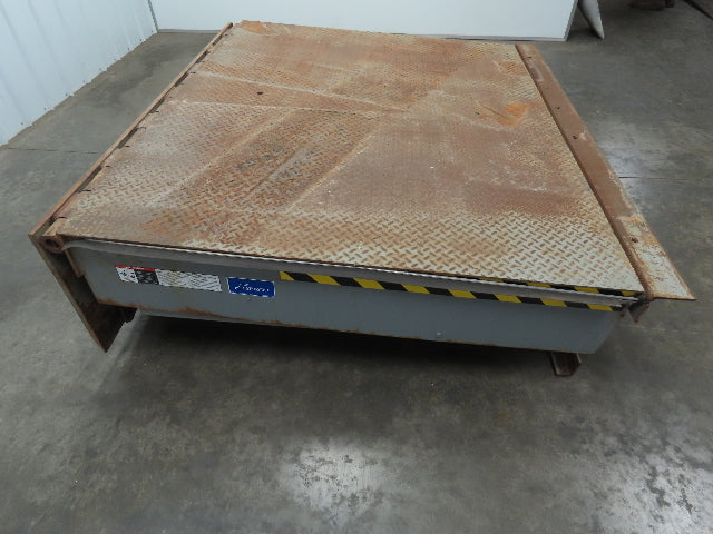 Serco Hydraulic Dock Leveler 71" Wide Cylinder Lift No Controls 115V Power Unit