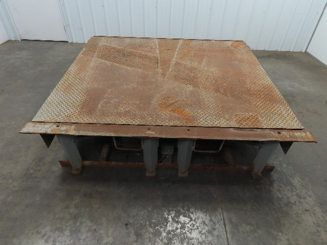 Serco Hydraulic Dock Leveler 71" Wide Cylinder Lift No Controls 115V Power Unit