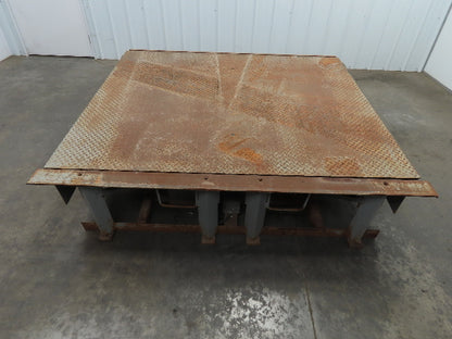 Serco Hydraulic Dock Leveler 71" Wide Cylinder Lift No Controls 115V Power Unit