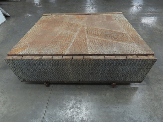 Serco Hydraulic Dock Leveler 71" Wide Cylinder Lift No Controls 115V Power Unit