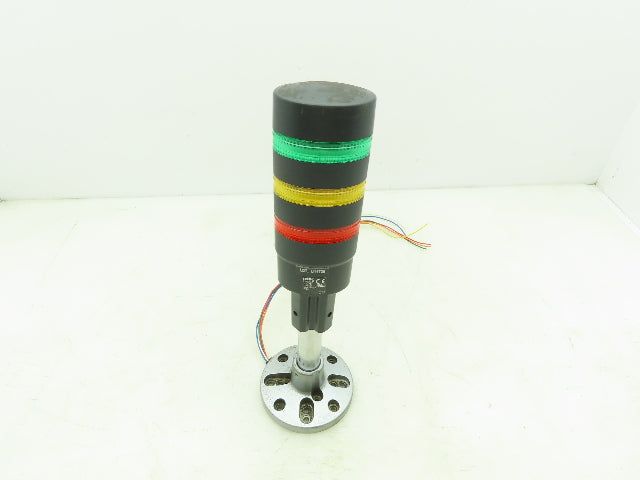 IDEC LD6A-P LED Stack Light Red Yellow Green 24VDC IP65 Signal Pillars
