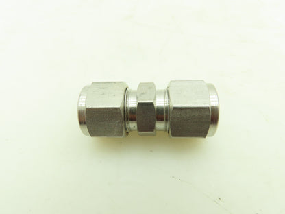 Tylok SS-8-DU Double Ferrule Union 1/2 " Tube 316 Stainless Steel Lot Of 10