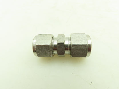 Tylok SS-8-DU Double Ferrule Union 1/2 " Tube 316 Stainless Steel Lot Of 10