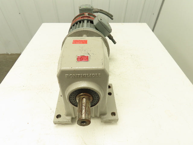 LETAG Bonfiglioli Tandem Dual Gear Motor 70:1 Reducer .5/3Hp 277/460V 3PH IEC S1