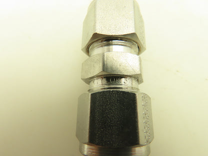 Tylok SS-8-DU Double Ferrule Union 1/2 " Tube 316 Stainless Lot Of 6