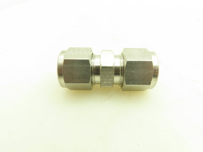 Tylok SS-8-DU Double Ferrule Union 1/2 " Tube 316 Stainless Lot Of 6
