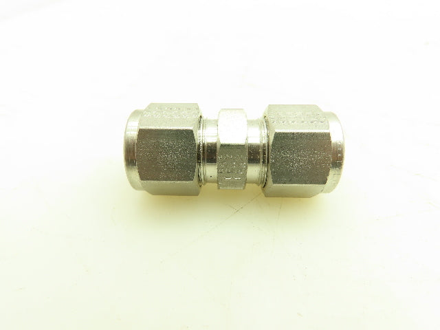 Tylok SS-8-DU Double Ferrule Union 1/2 " Tube 316 Stainless Lot Of 6