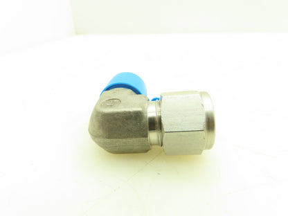 Tylok 316D12 90 deg Union Elbow 1/2 " Tube  316 Stainless Steel Dome Lot Of 12