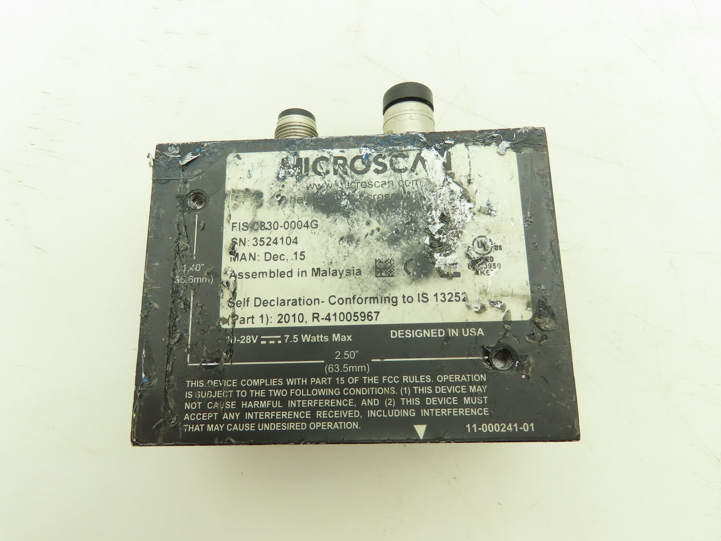 Microscan FIS-0830-0004G Barcode Scanner