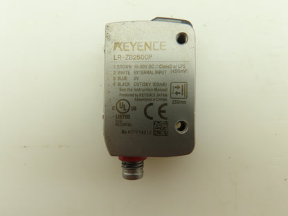 Keyence LR-ZB250CP Photoelectric Laser Sensor M8 Connector
