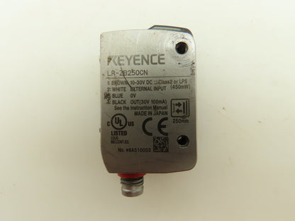 Keyence LR-ZB250CN Photoelectric Proximity Laser Sensor M8 Connector