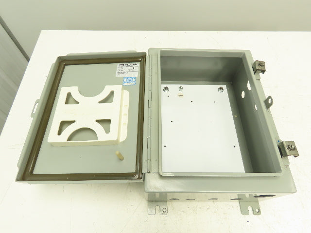 Wiegmann N12161206WW Wall Mount Enclosure Continuous Hinge 16"H 12"W 6"D