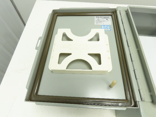 Wiegmann N12161206WW Wall Mount Enclosure Continuous Hinge 16"H 12"W 6"D