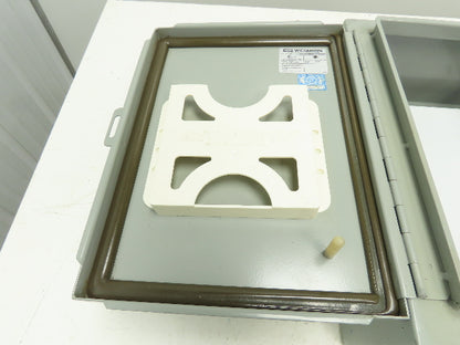 Wiegmann N12161206WW Wall Mount Enclosure Continuous Hinge 16"H 12"W 6"D