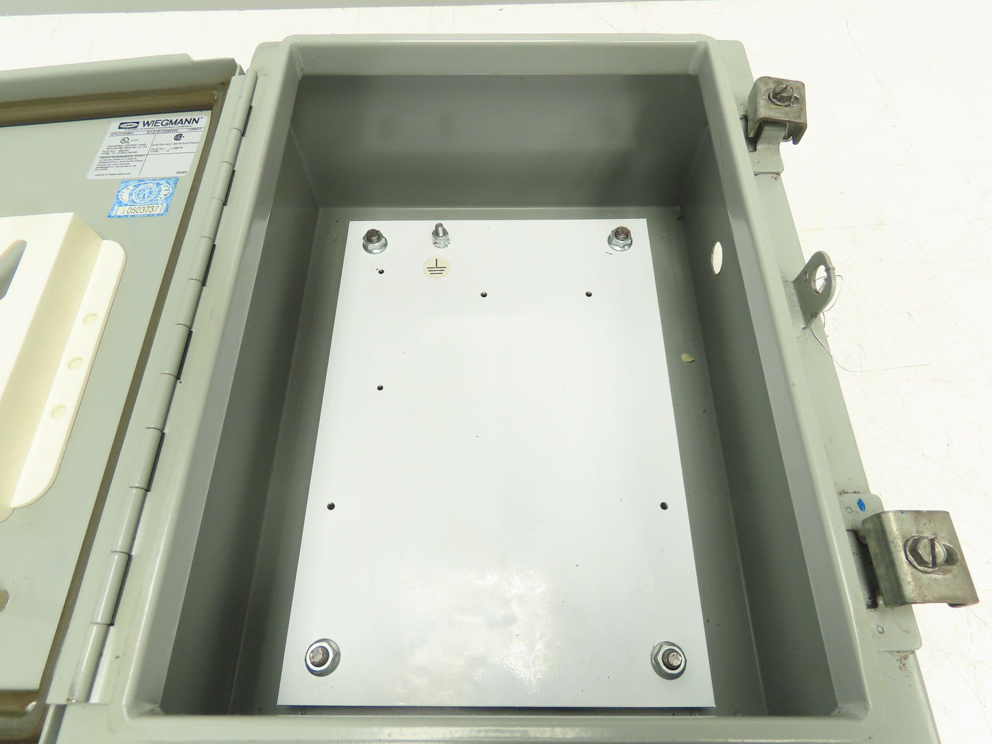 Wiegmann N12161206WW Wall Mount Enclosure Continuous Hinge 16"H 12"W 6"D