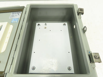 Wiegmann N12161206WW Wall Mount Enclosure Continuous Hinge 16"H 12"W 6"D