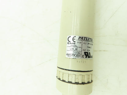 Patlite LCR-_02 LED Stack Light Red Orange/Amber Green 24AC/DC Signal Tower