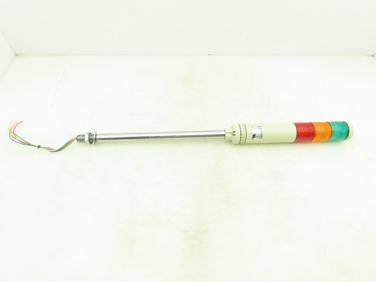 Patlite LCR-_02 LED Stack Light Red Orange/Amber Green 24AC/DC Signal Tower