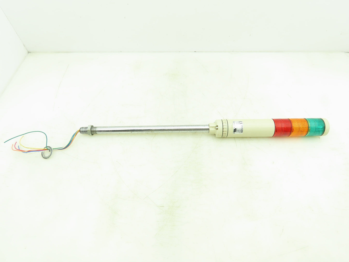 Patlite LCR-_02 LED Stack Light Red Orange/Amber Green 24AC/DC Signal Tower