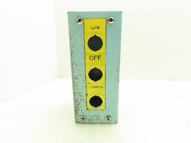 Hammond MPB3 Pushbutton 3 Hole Enclosure NEMA 13 7"H 3"W 4"D